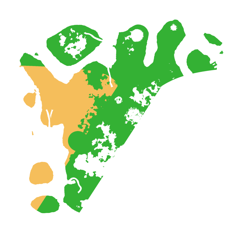 Biome Rust Map: Procedural Map, Size: 3500, Seed: 1589216