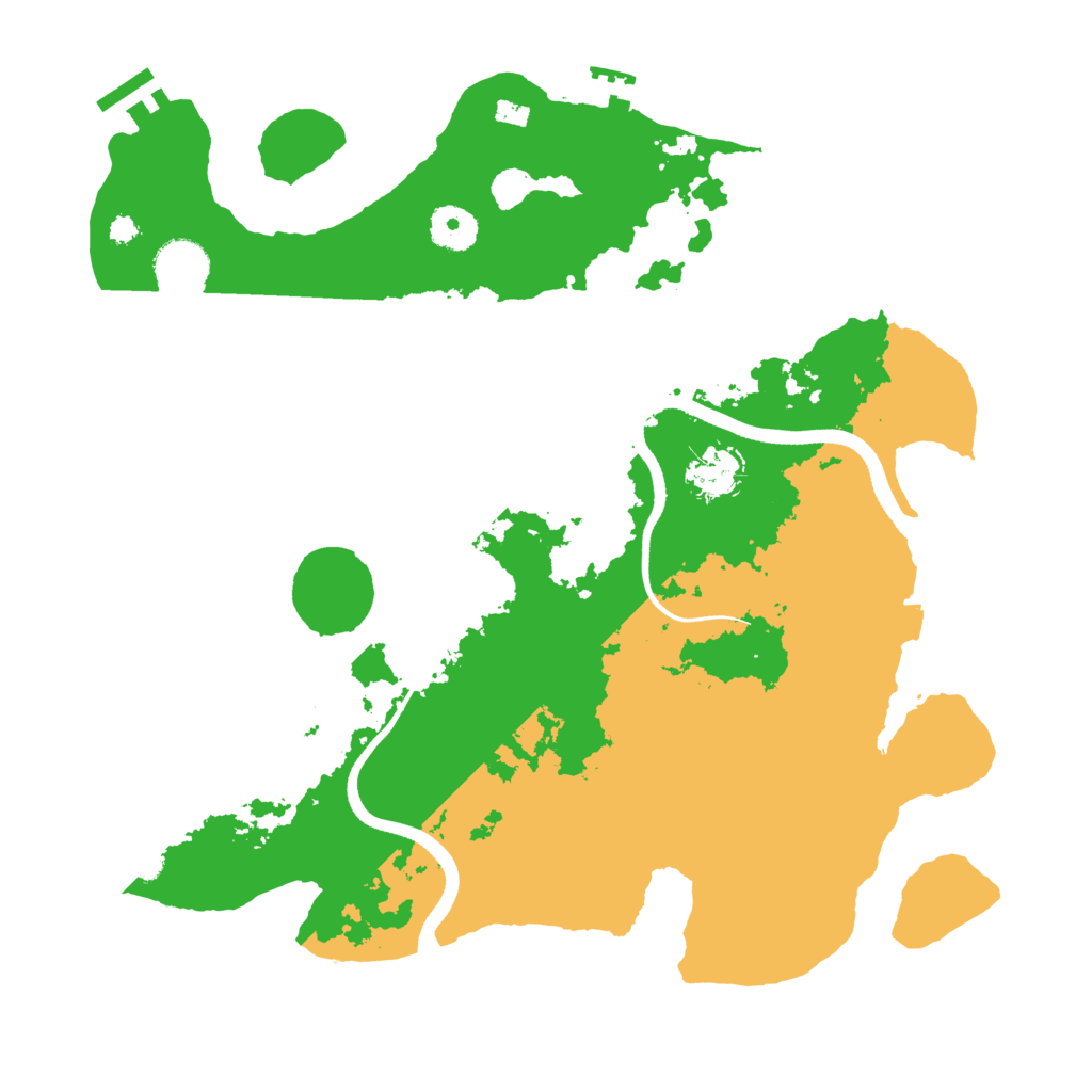 Biome Rust Map: Procedural Map, Size: 3550, Seed: 431930