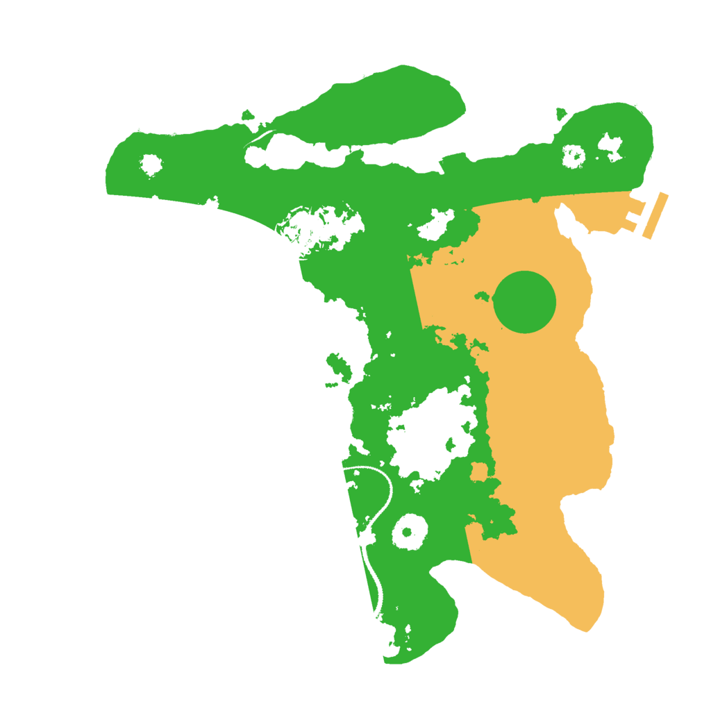 Biome Rust Map: Procedural Map, Size: 3000, Seed: 787182196