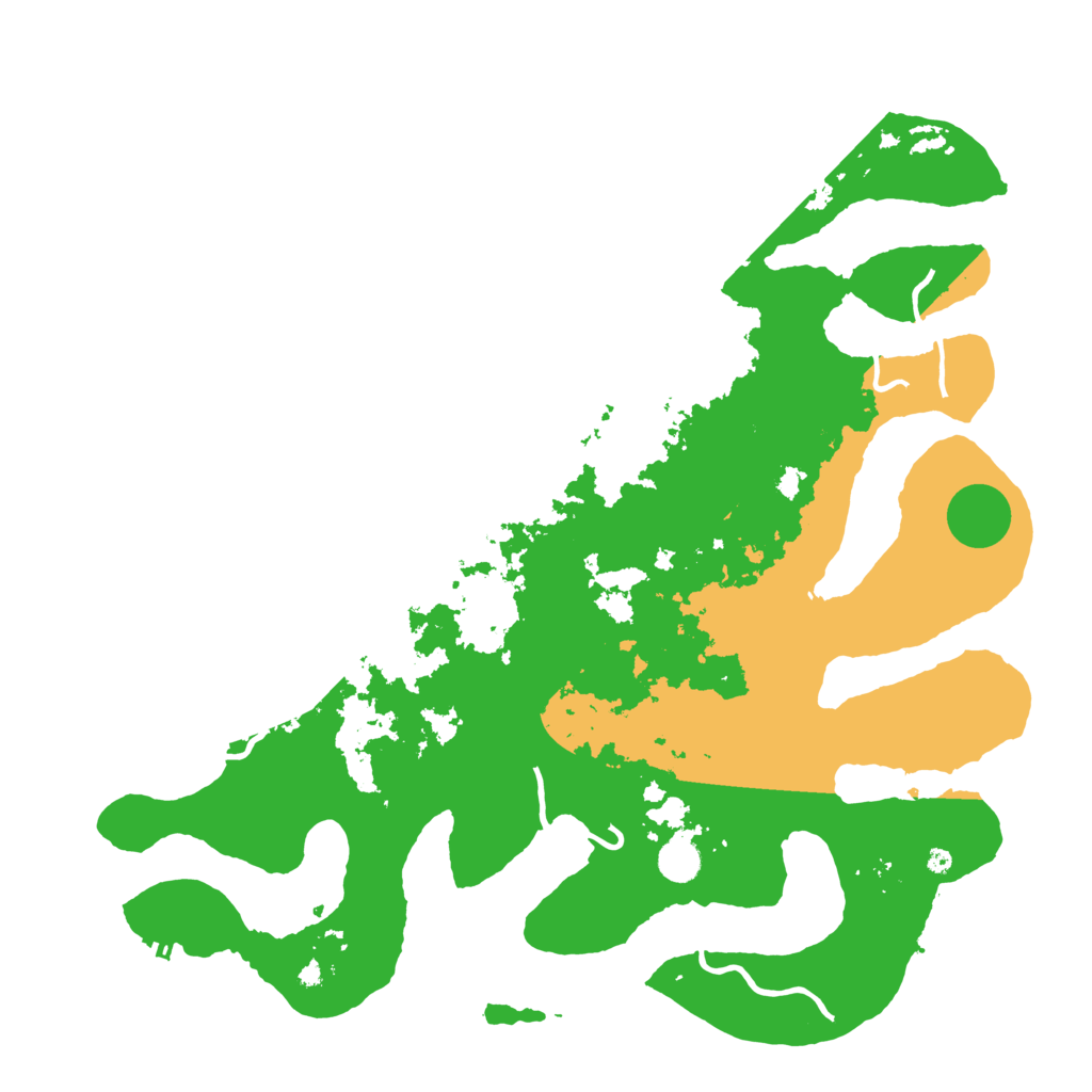 Biome Rust Map: Procedural Map, Size: 4500, Seed: 159256