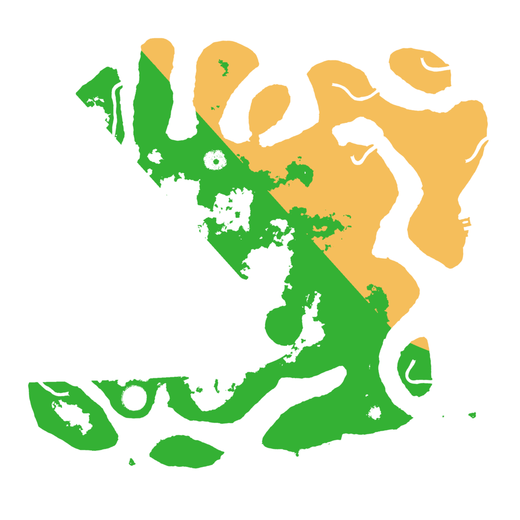 Biome Rust Map: Procedural Map, Size: 3700, Seed: 5055