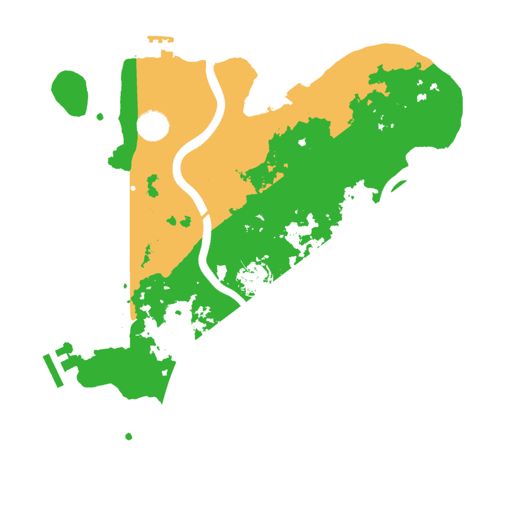 Biome Rust Map: Procedural Map, Size: 3000, Seed: 308766