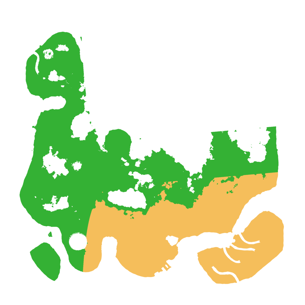 Biome Rust Map: Procedural Map, Size: 3100, Seed: 5012