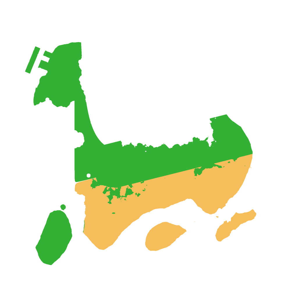 Biome Rust Map: Procedural Map, Size: 2200, Seed: 881961