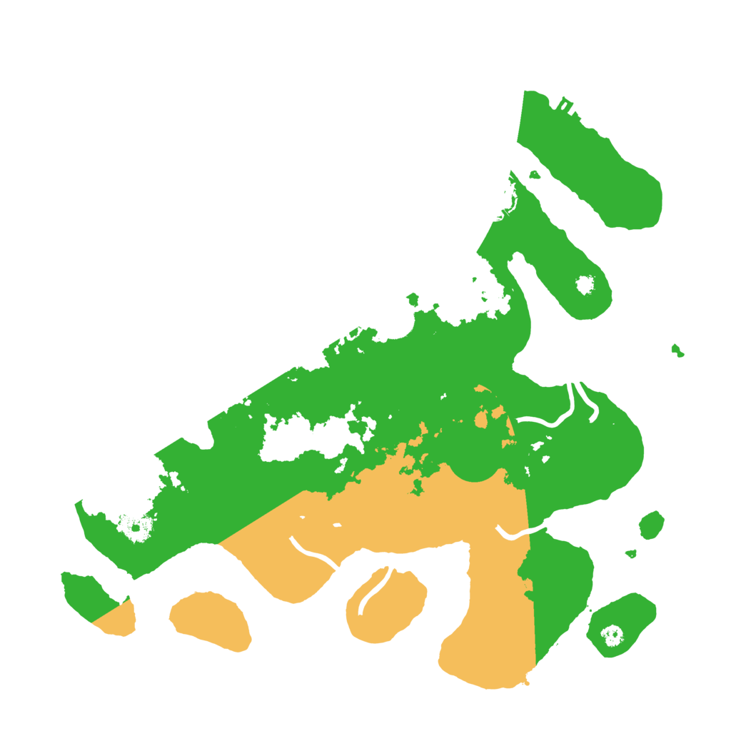 Biome Rust Map: Procedural Map, Size: 3550, Seed: 972543