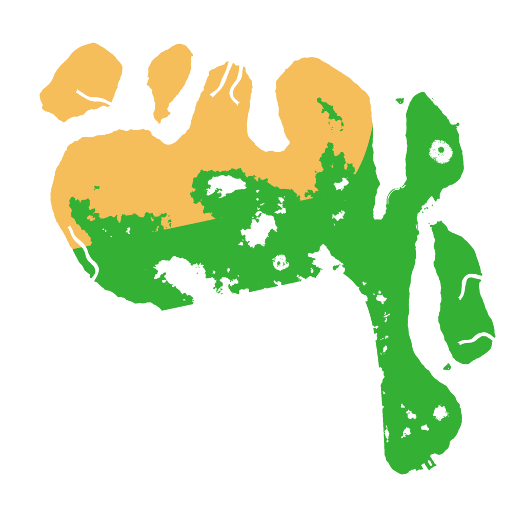 Biome Rust Map: Procedural Map, Size: 3500, Seed: 933486