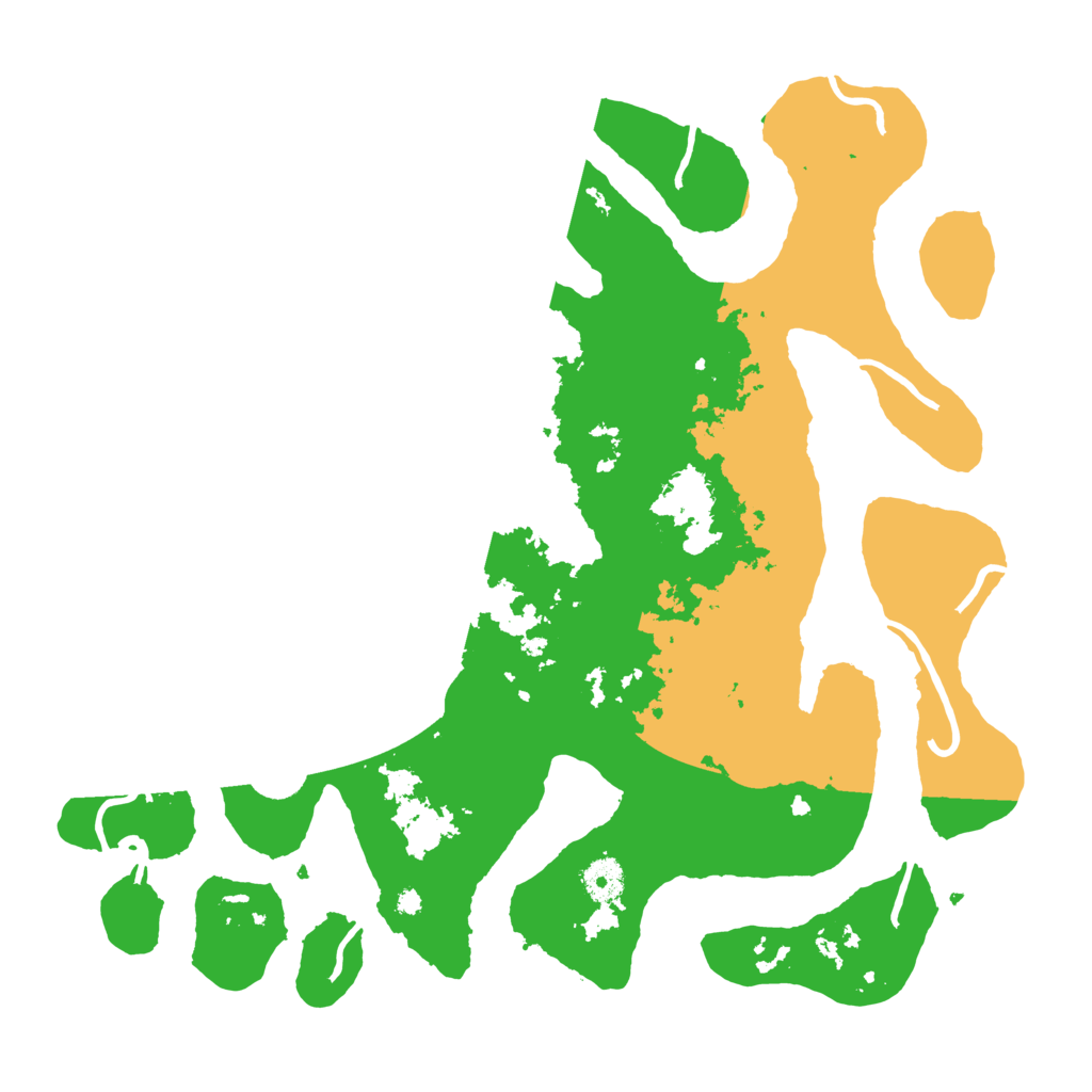 Biome Rust Map: Procedural Map, Size: 4000, Seed: 556603658