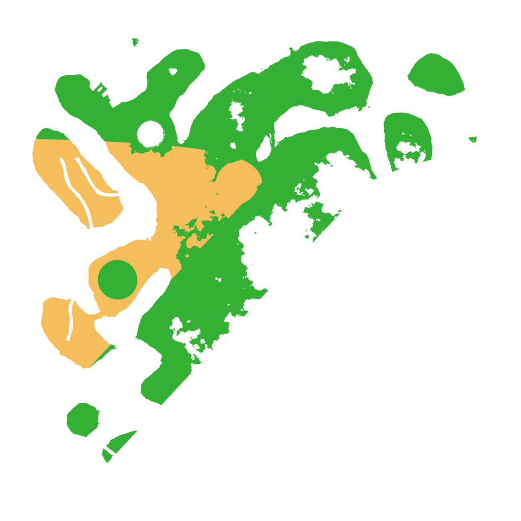 Biome Rust Map: Procedural Map, Size: 3500, Seed: 4197194