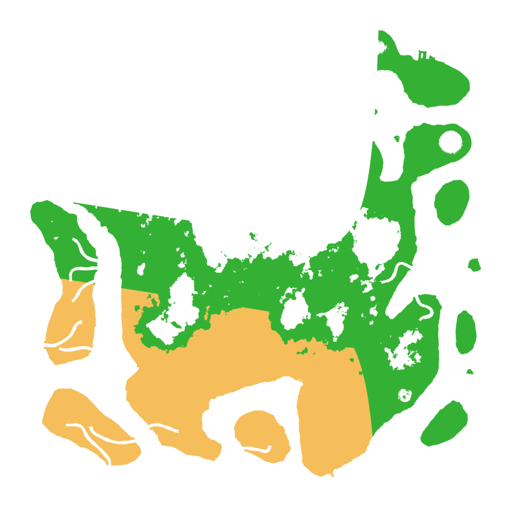 Biome Rust Map: Procedural Map, Size: 4000, Seed: 445678