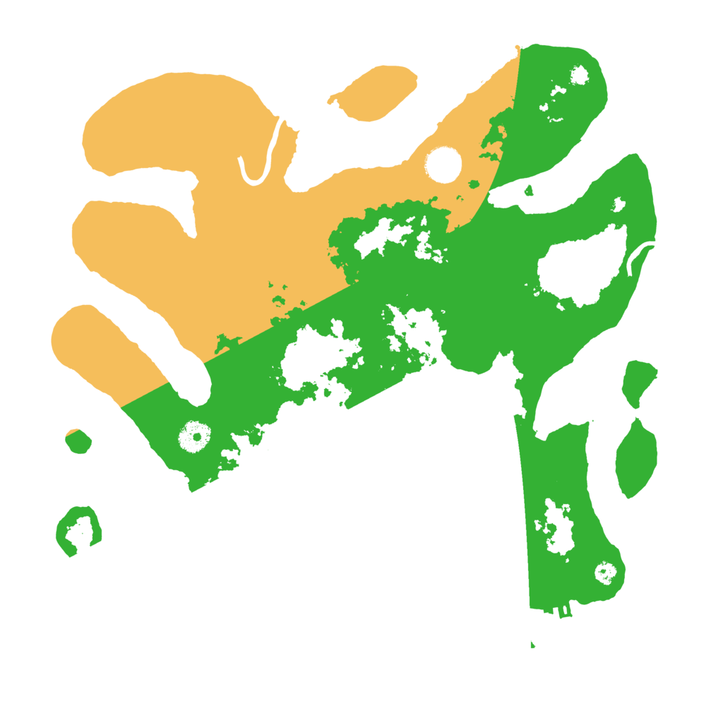 Biome Rust Map: Procedural Map, Size: 3500, Seed: 3794221