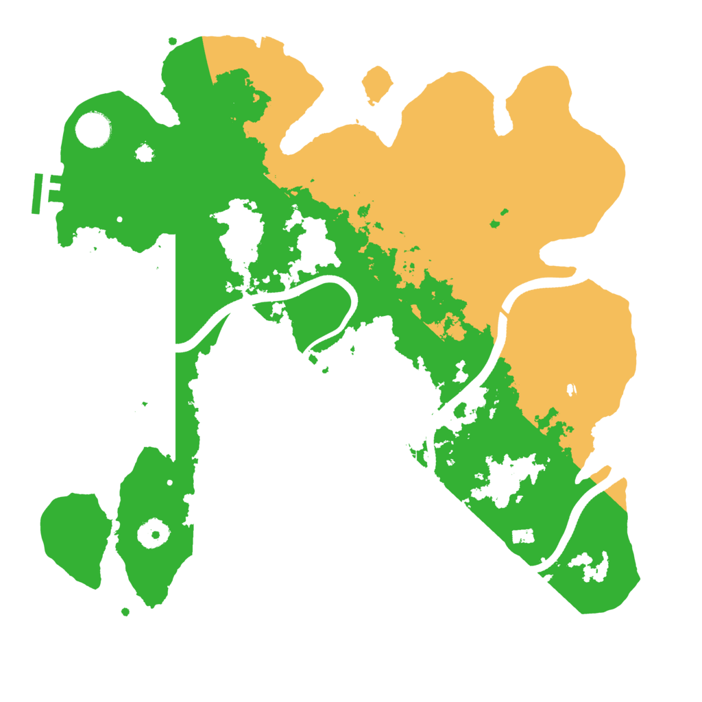 Biome Rust Map: Procedural Map, Size: 3500, Seed: 3837666