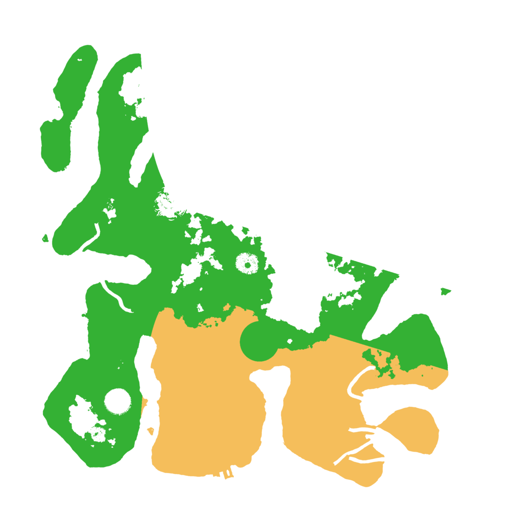 Biome Rust Map: Procedural Map, Size: 3500, Seed: 449572684