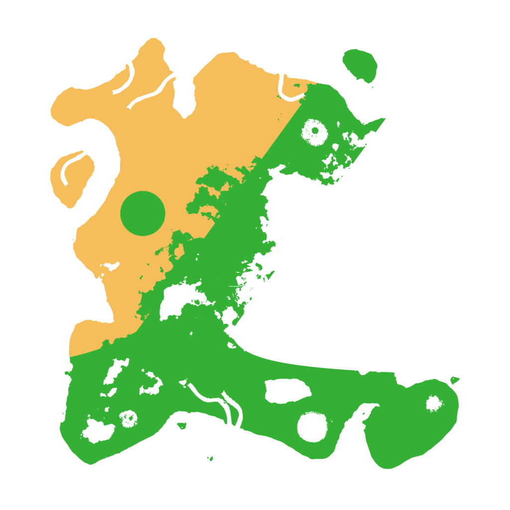 Biome Rust Map: Procedural Map, Size: 3000, Seed: 970152709