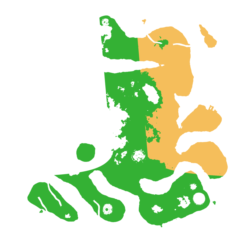 Biome Rust Map: Procedural Map, Size: 3500, Seed: 1976801