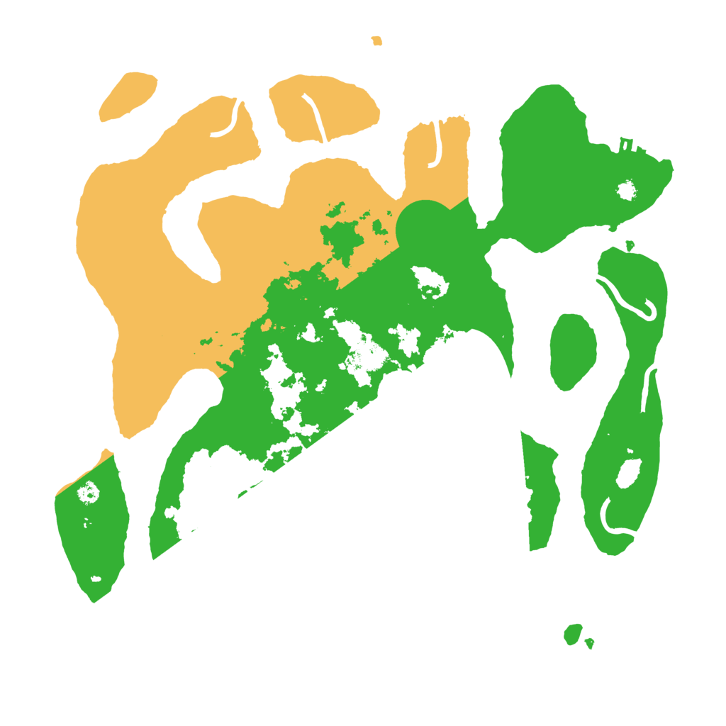 Biome Rust Map: Procedural Map, Size: 3500, Seed: 376852