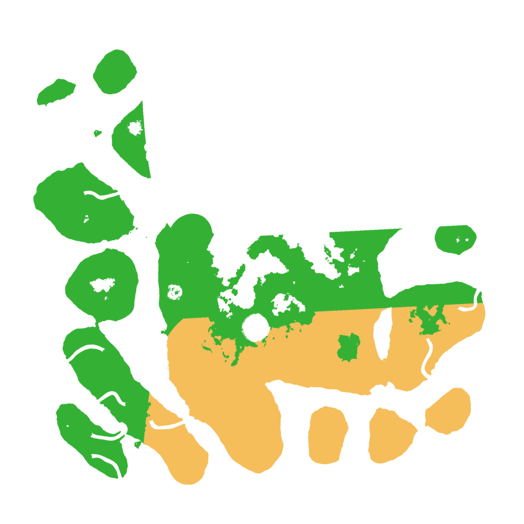 Biome Rust Map: Procedural Map, Size: 3500, Seed: 1212991