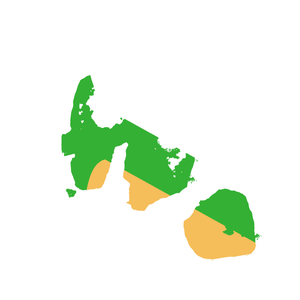 Biome Rust Map: Procedural Map, Size: 1600, Seed: 39