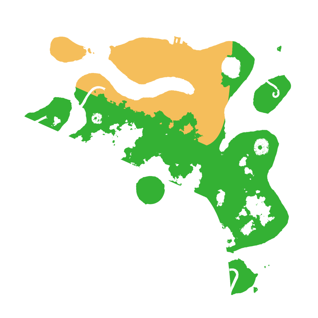 Biome Rust Map: Procedural Map, Size: 3000, Seed: 57900358