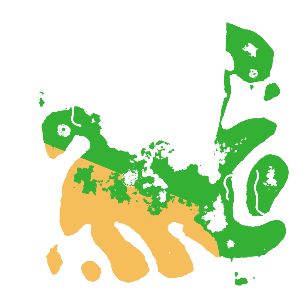 Biome Rust Map: Procedural Map, Size: 3550, Seed: 442150