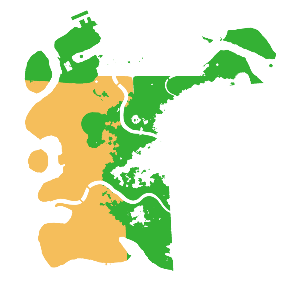 Biome Rust Map: Procedural Map, Size: 3500, Seed: 2699675