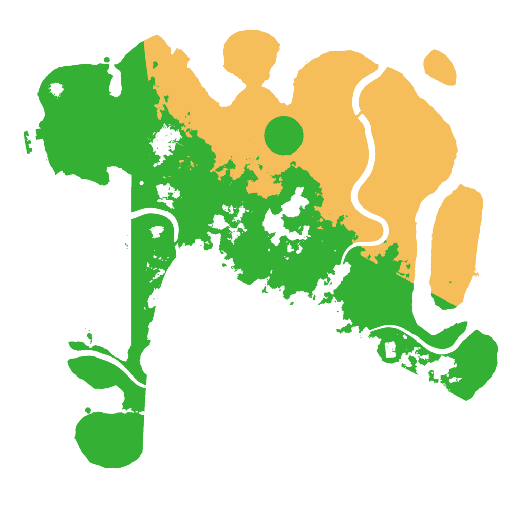 Biome Rust Map: Procedural Map, Size: 3550, Seed: 27081