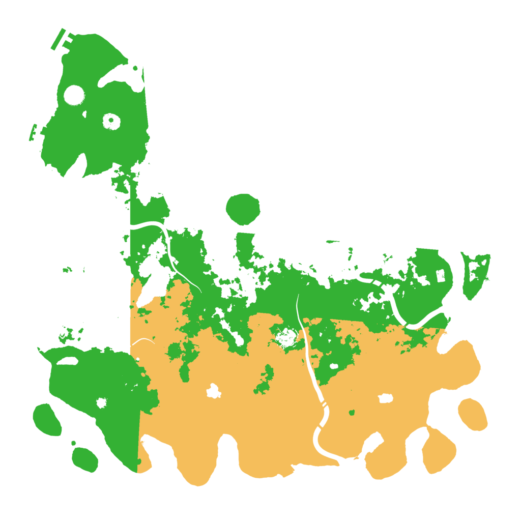 Biome Rust Map: Procedural Map, Size: 4500, Seed: 3730241