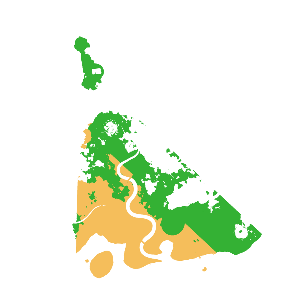 Biome Rust Map: Procedural Map, Size: 3550, Seed: 204731