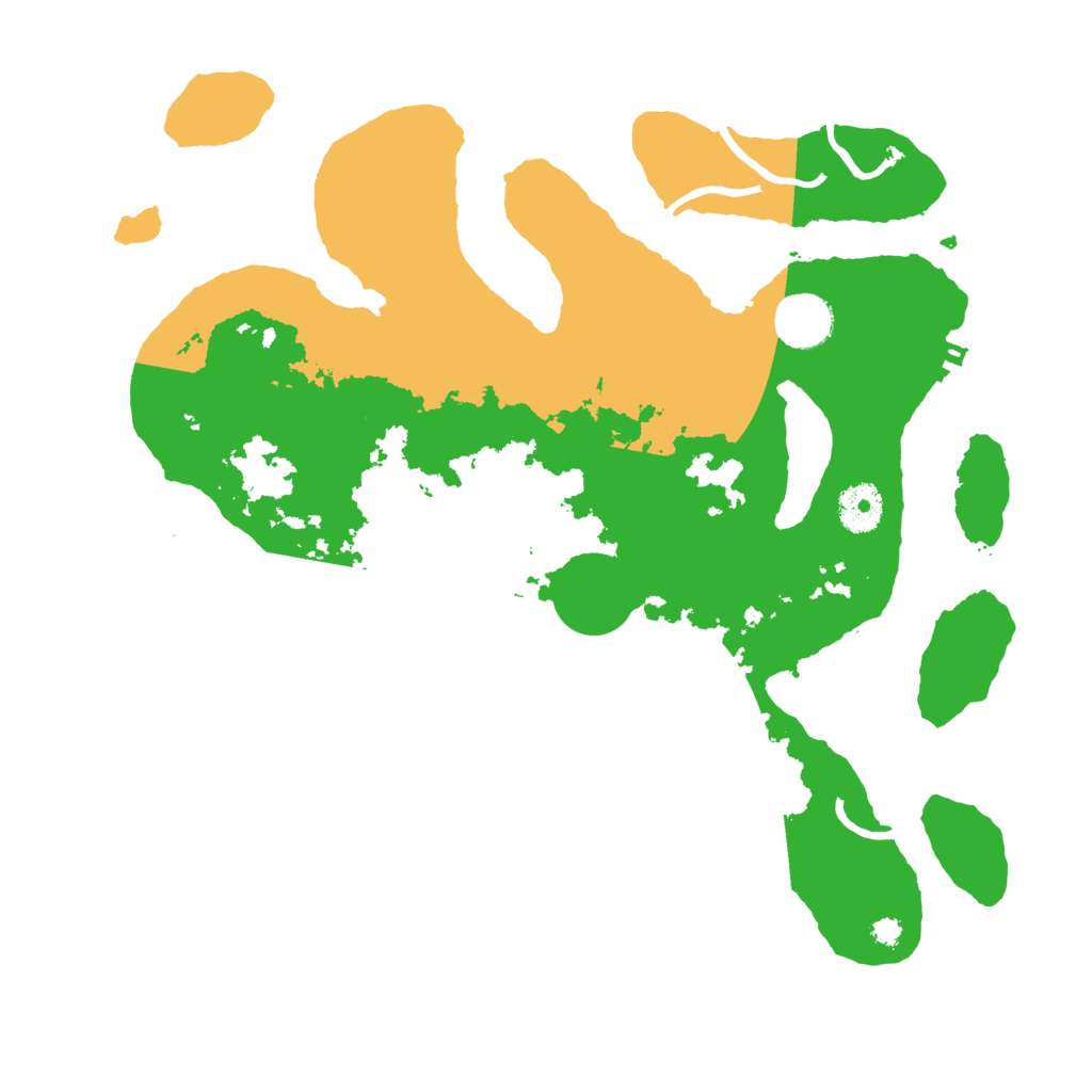 Biome Rust Map: Procedural Map, Size: 3500, Seed: 5663423