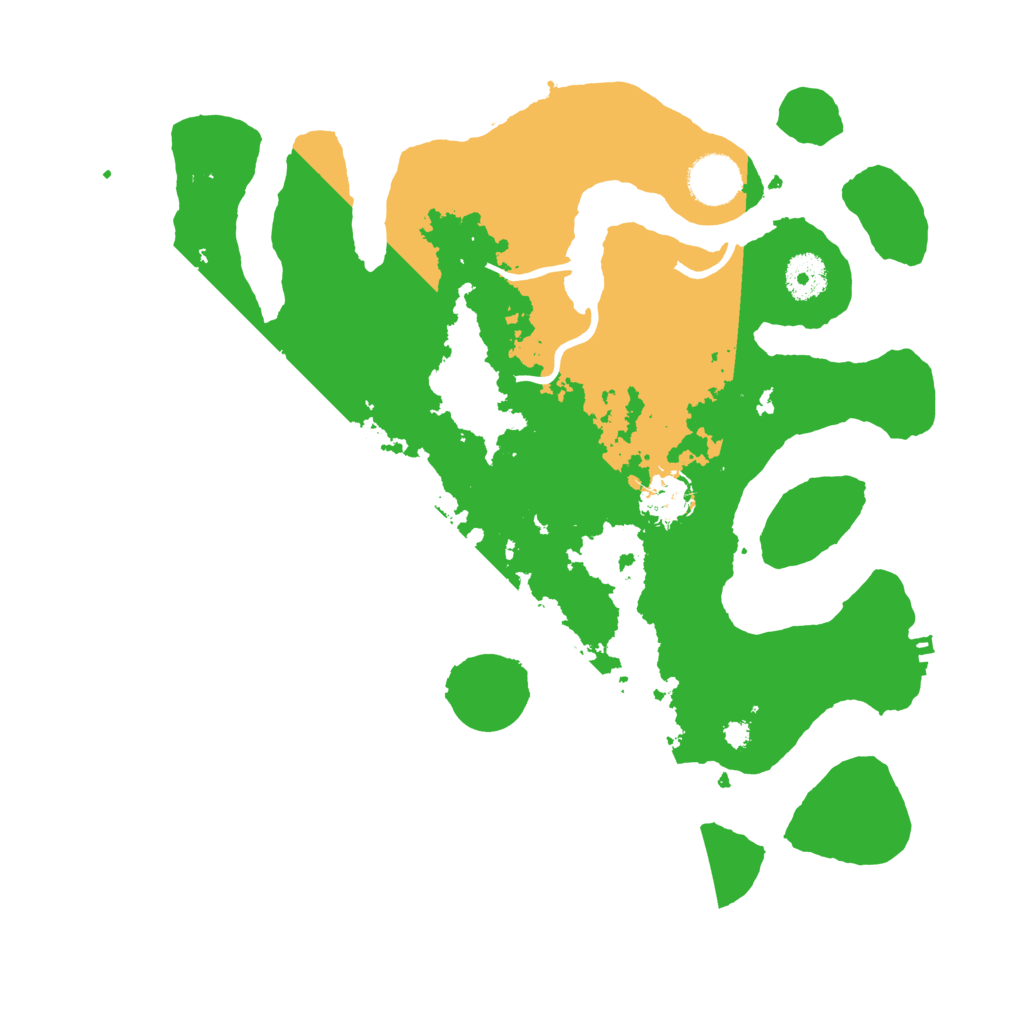 Biome Rust Map: Procedural Map, Size: 3500, Seed: 1784322