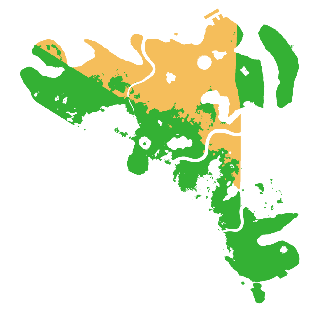 Biome Rust Map: Procedural Map, Size: 4000, Seed: 611727