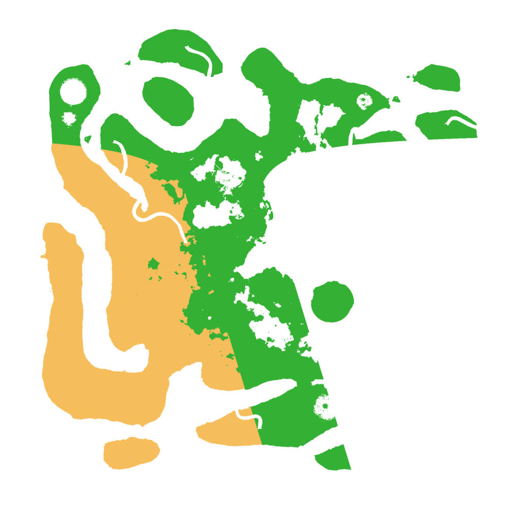 Biome Rust Map: Procedural Map, Size: 3500, Seed: 1389721