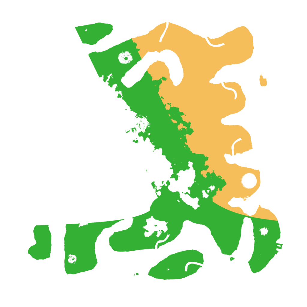 Biome Rust Map: Procedural Map, Size: 3550, Seed: 457261