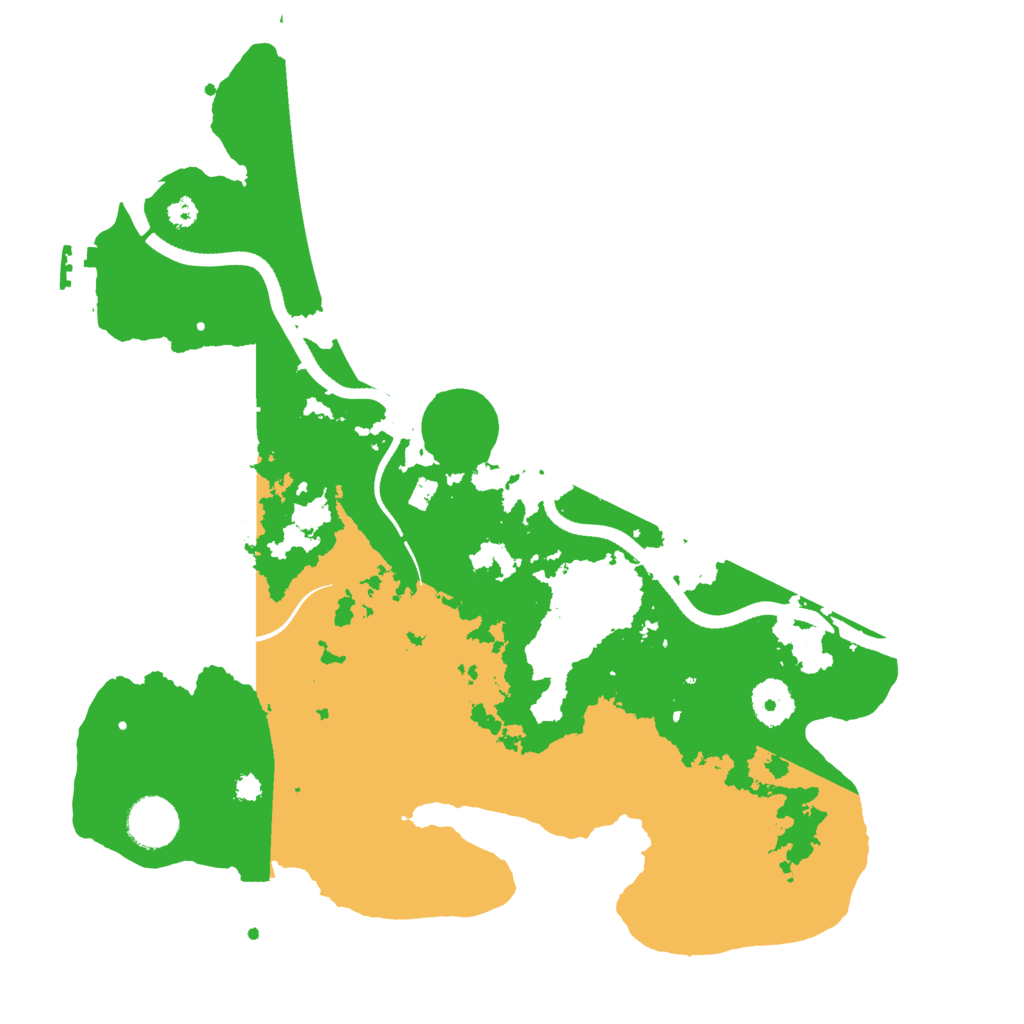Biome Rust Map: Procedural Map, Size: 3500, Seed: 2556712