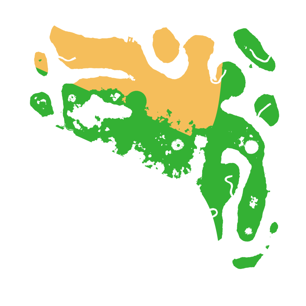 Biome Rust Map: Procedural Map, Size: 4000, Seed: 116129