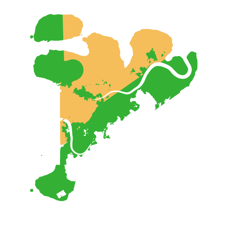 Biome Rust Map: Procedural Map, Size: 3000, Seed: 336630255