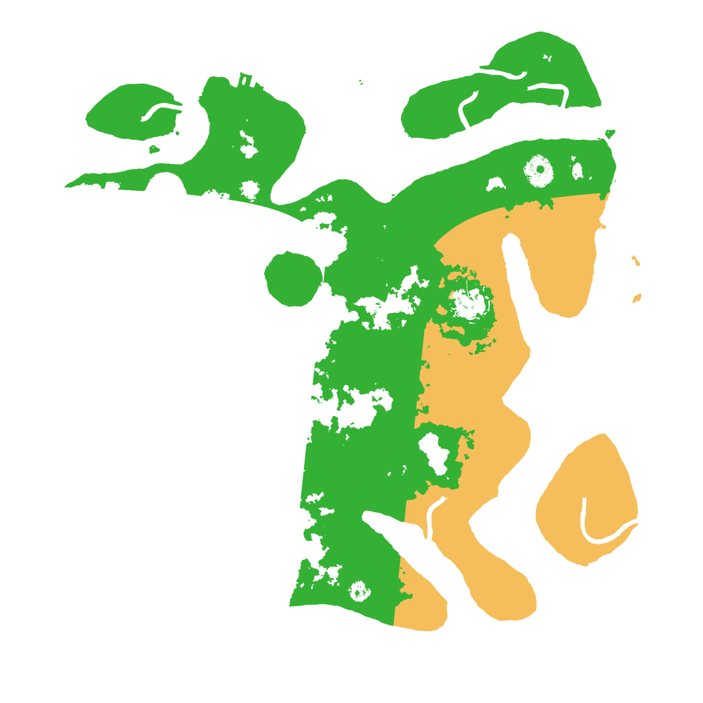 Biome Rust Map: Procedural Map, Size: 3550, Seed: 382536