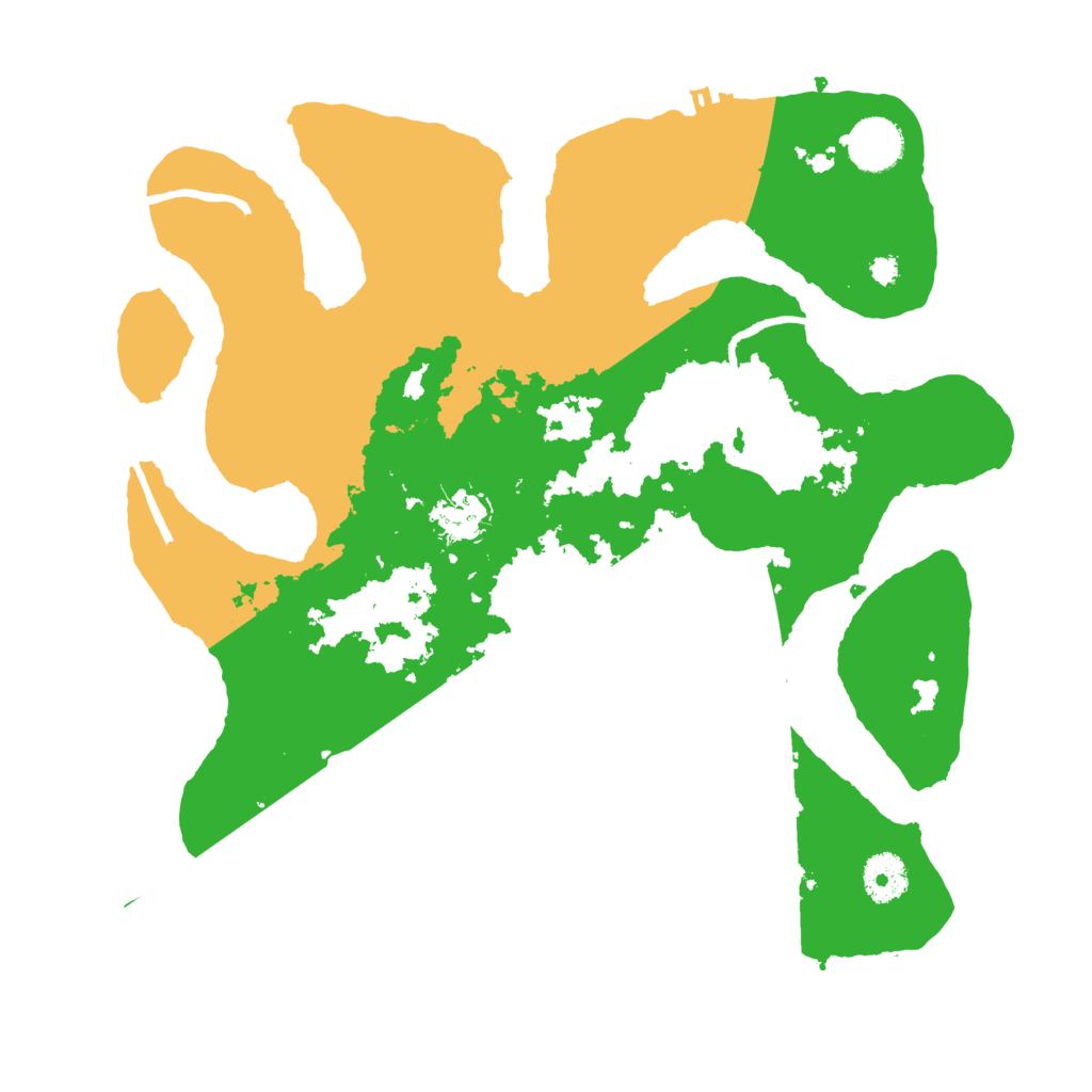 Biome Rust Map: Procedural Map, Size: 3500, Seed: 5724676