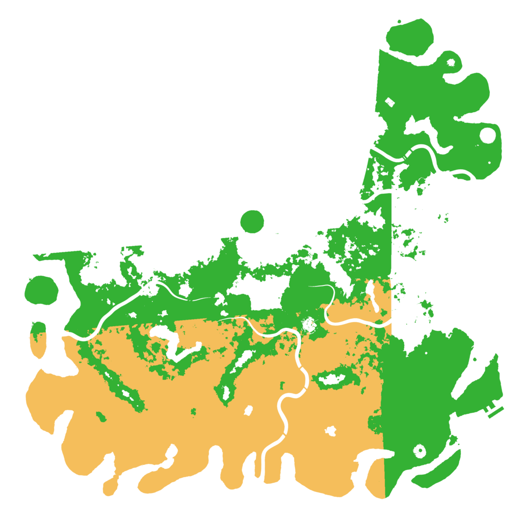 Biome Rust Map: Procedural Map, Size: 6000, Seed: 215136