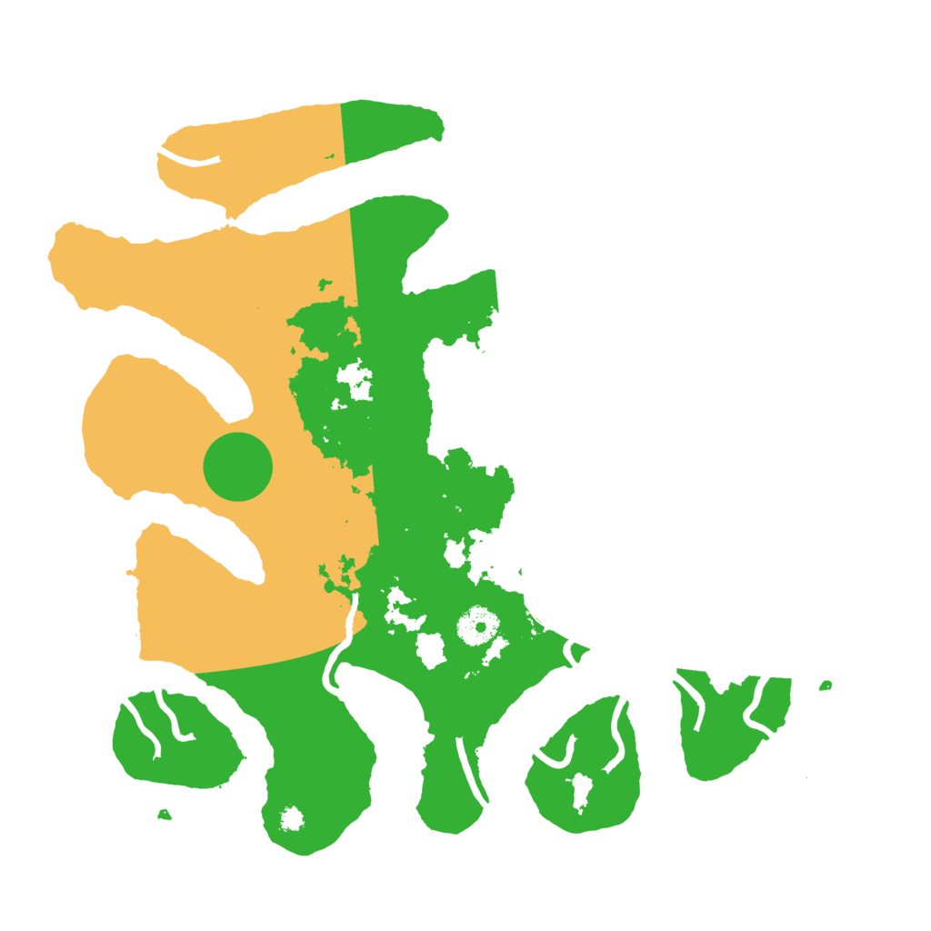 Biome Rust Map: Procedural Map, Size: 3550, Seed: 35869