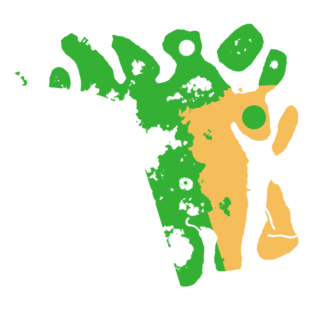 Biome Rust Map: Procedural Map, Size: 3500, Seed: 2712531