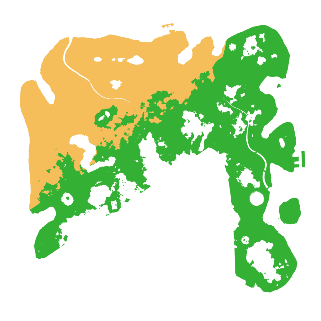 Biome Rust Map: Procedural Map, Size: 4000, Seed: 1240848272