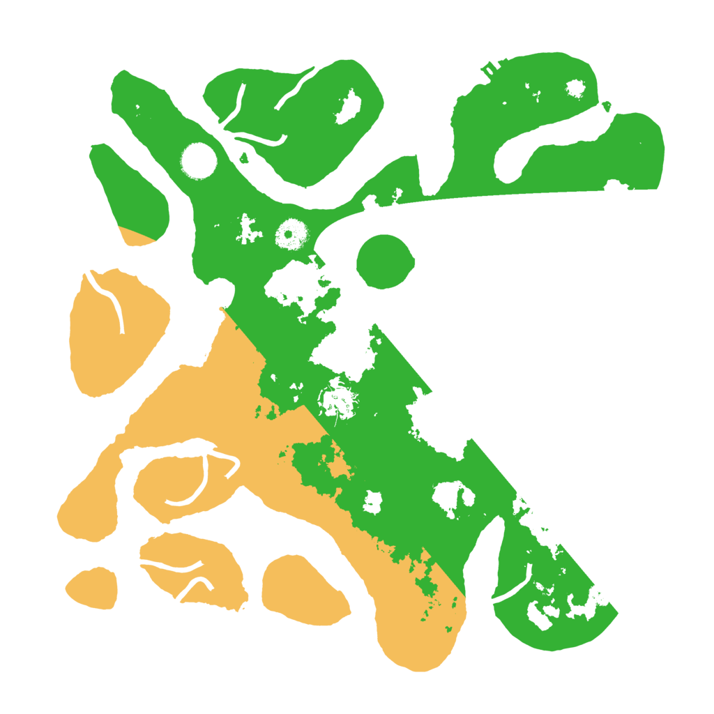 Biome Rust Map: Procedural Map, Size: 3500, Seed: 2609790