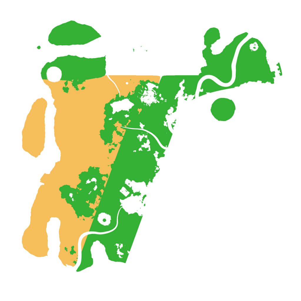 Biome Rust Map: Procedural Map, Size: 3500, Seed: 1918894