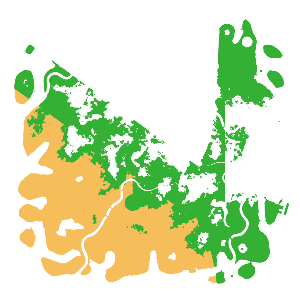Biome Rust Map: Procedural Map, Size: 5000, Seed: 9303888