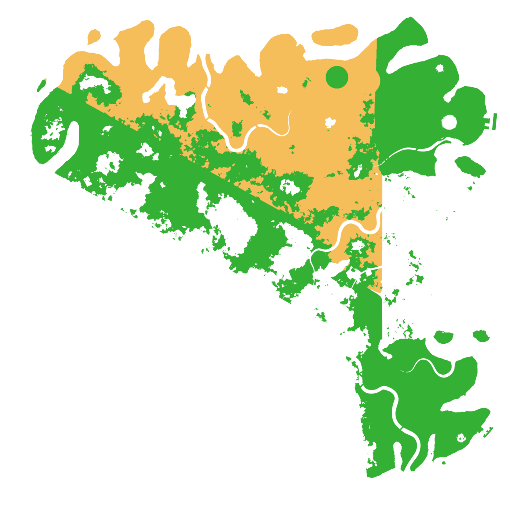 Biome Rust Map: Procedural Map, Size: 6000, Seed: 108904129