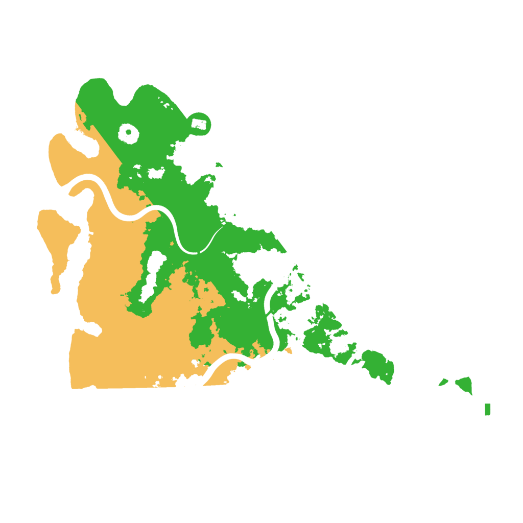 Biome Rust Map: Procedural Map, Size: 3850, Seed: 665014838