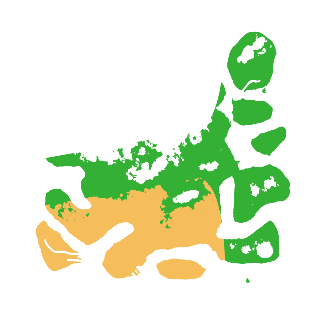 Biome Rust Map: Procedural Map, Size: 3500, Seed: 814748