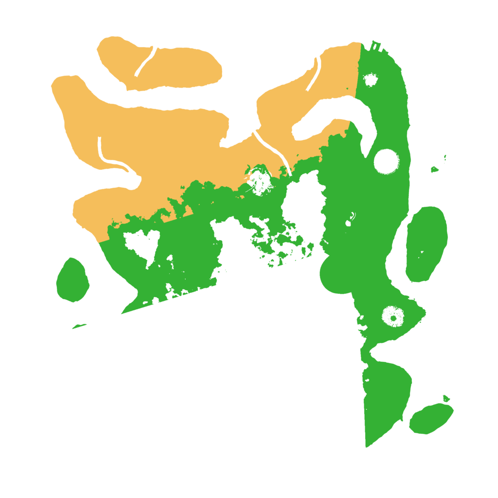 Biome Rust Map: Procedural Map, Size: 3500, Seed: 5275030