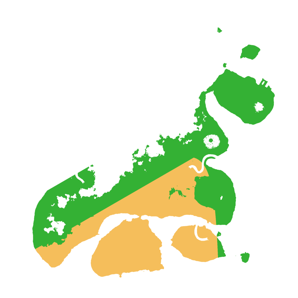 Biome Rust Map: Procedural Map, Size: 3000, Seed: 1921696019