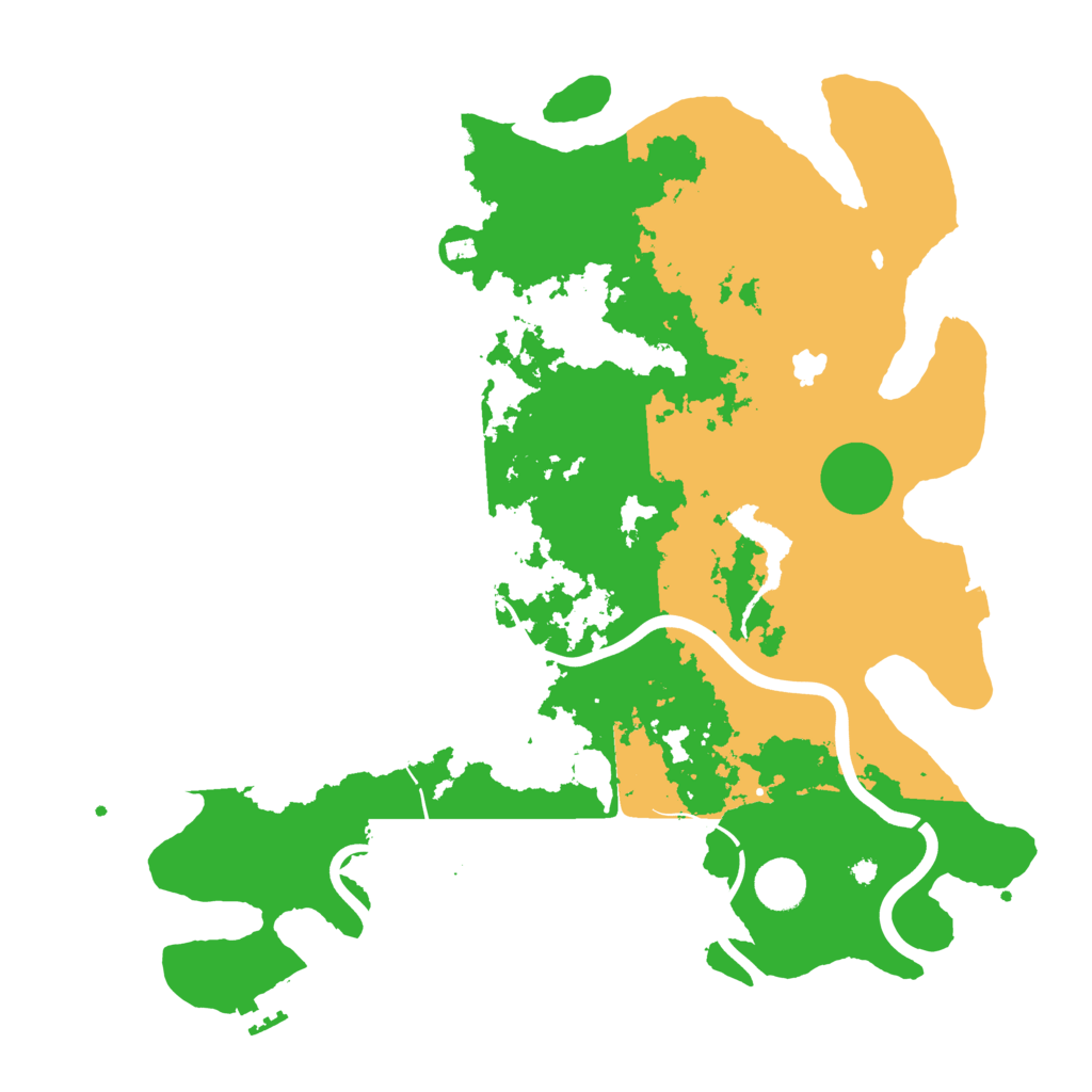 Biome Rust Map: Procedural Map, Size: 4000, Seed: 1006842708